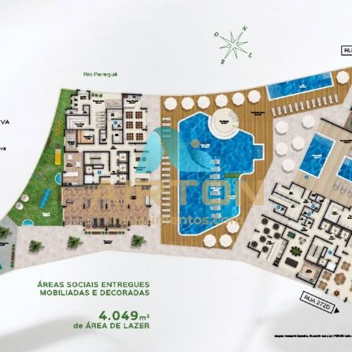 LA3001 Apartamento com 2 dormitrios e 1 sute. 