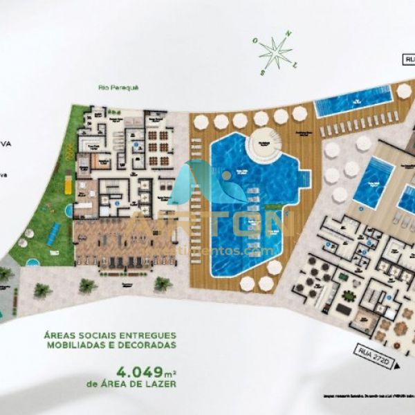 LA4000 Apartamento com 4 dor, sendo 1 sute. 