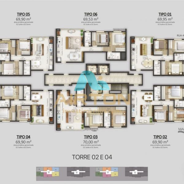 LA3031 LANAMENTO APARTAMENTO ITAPEMA 800 MTS DO M