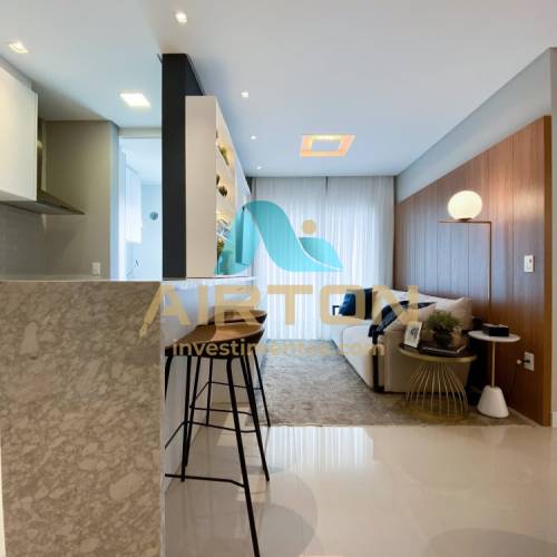 V2072 APARTAMENTO NOVO COM LAZER INCRIVE EM MEIA 