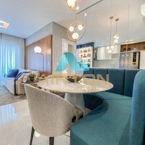 V2072 APARTAMENTO NOVO COM LAZER INCRIVE EM MEIA 