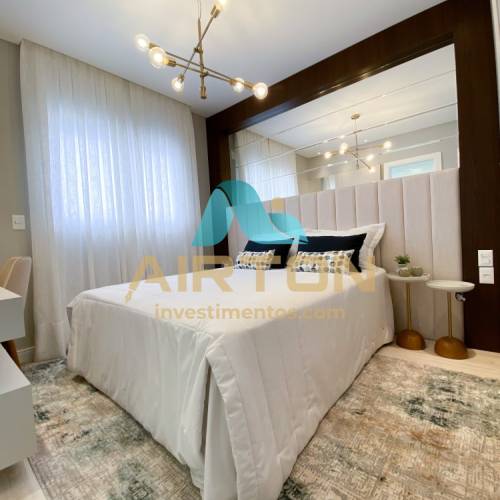 V2072 APARTAMENTO NOVO COM LAZER INCRIVE EM MEIA 