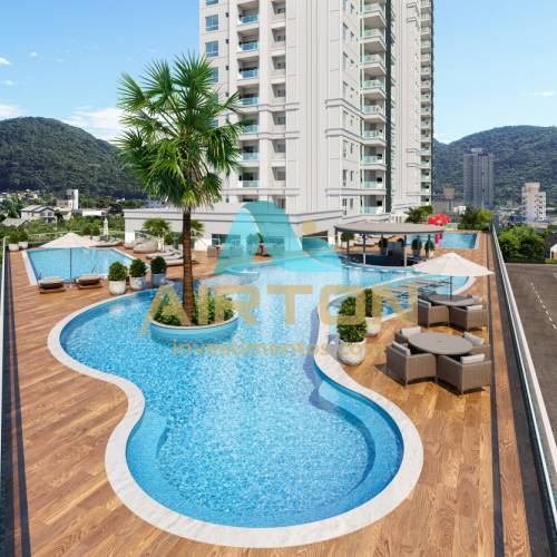 LA4038 LANAMENTO APARTAMENTO, 300 MTS DO MAR EM C