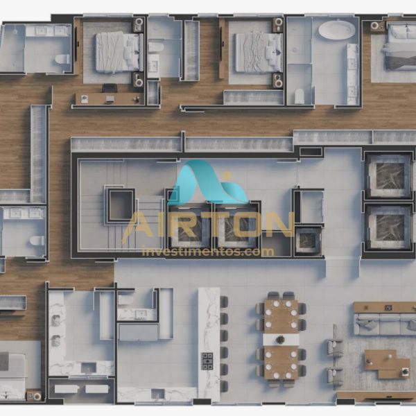 LA5002 APARTAMENTO LANAMENTO FRENTE AO MAR EM MEI