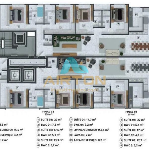 LA4046 APARTAMENTO LANAMENTO FRENTE AO MAR EM MEI
