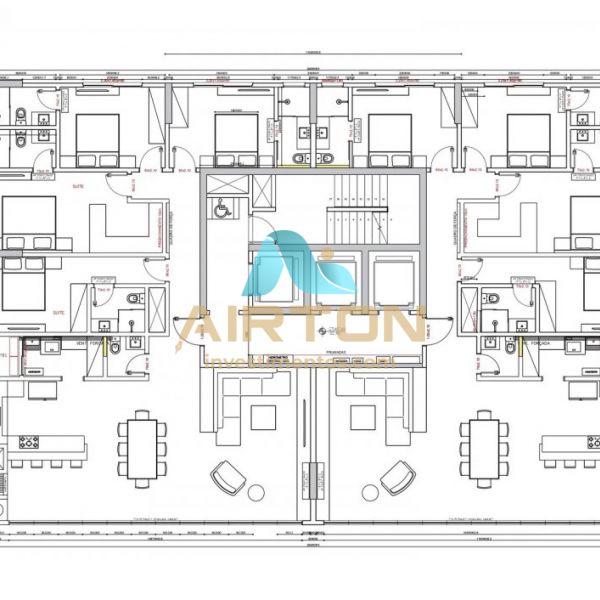 LA4047 APARTAMENTO LANAMENTO COM 4 SUITES, 100 MT