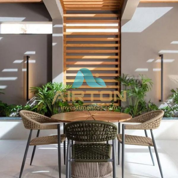 V1001 FLAT 40M PARA VENDA 300 MTS DO MAR EM MEIA 