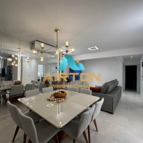 Locao de vero apto finamente mobiliado 3 sutes