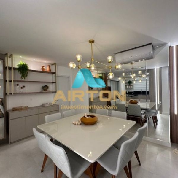 Locao de vero apto finamente mobiliado 3 sutes