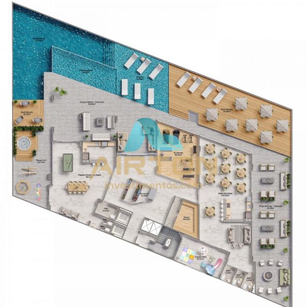 LA3057 IMVEL LANAMENTO COM 3 SUITES, FRENTE MAR 