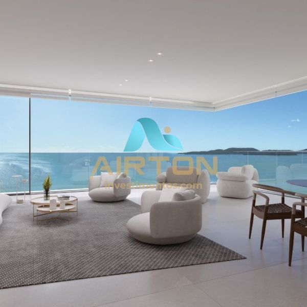 LA4067 IMVEL LANAMENTO, FRENTE MAR COM 4 SUITES 