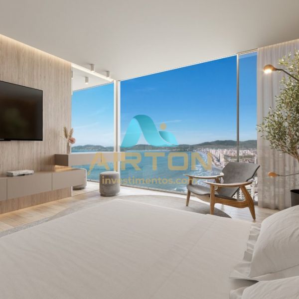 LA4067 IMVEL LANAMENTO, FRENTE MAR COM 4 SUITES 