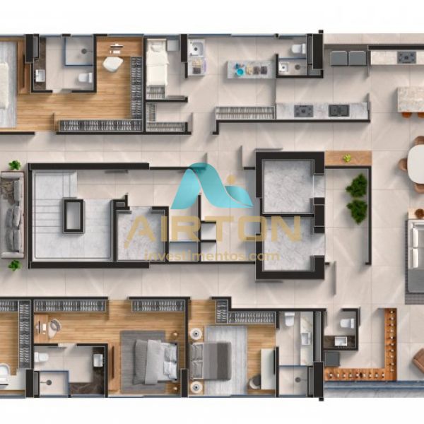 PH6000 PENTHOUSE LANAMENTO FRENTE MAR EM MEIA PRA