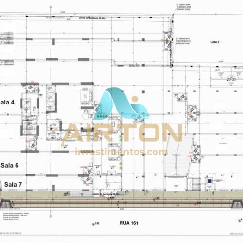 SC0010 SALA COMERCIAL, TEM 77M COM LAVABO EM CENT