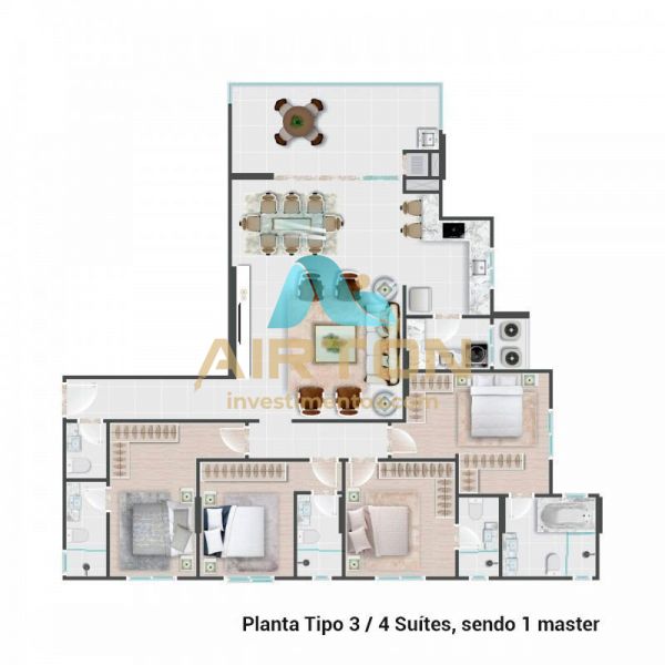 TE3003 IMOVEL PARA VENDA COM TERRA�O, FRENTE MAR E