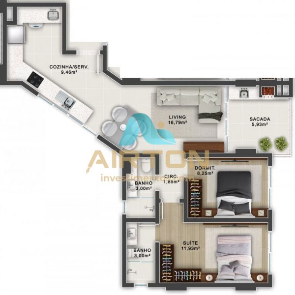 V2080 IMVEL PRONTO PARA MORAR, 300 MTS DO MAR EM 