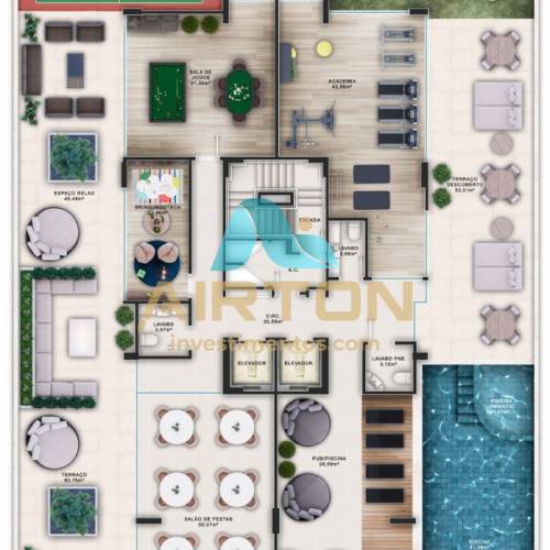 LA3063 IMVEL LANAMENTO COM 3 SUITES, 200 MTS DO 