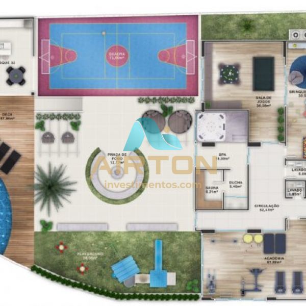 LA2032 IMVEL LANAMENTO TEM 83 M COM 2 SUITES EM