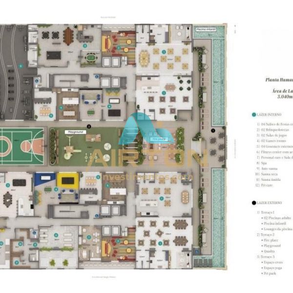 LA2043 IMVEL LANAMENTO COM 2 SUITES, 700 MTS DO 