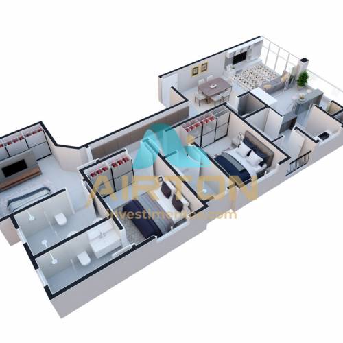 V3181 IMVEL PARA VENDA COM 3 SUITES, 400 MTS DO M