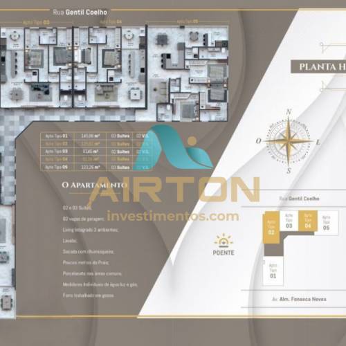 LA3070 IMVEL LANAMENTO COM 3 SUITES, 300 MTS DO 