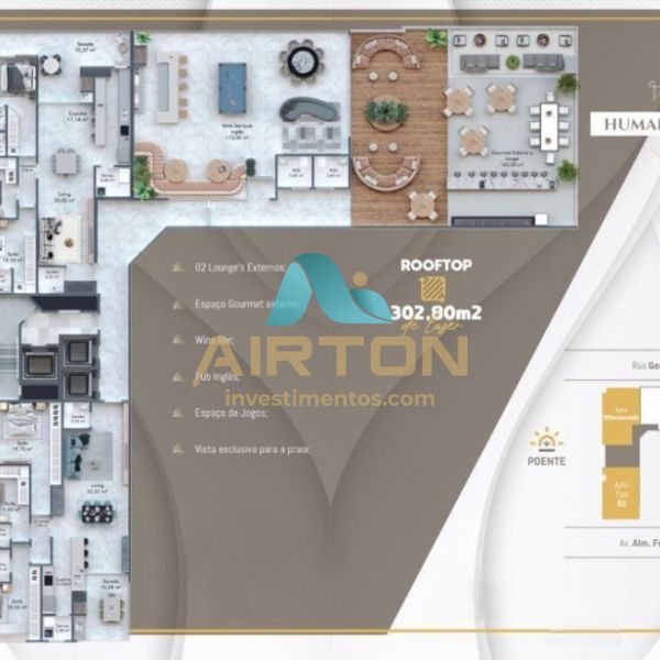 LA3070 IMVEL LANAMENTO COM 3 SUITES, 300 MTS DO 