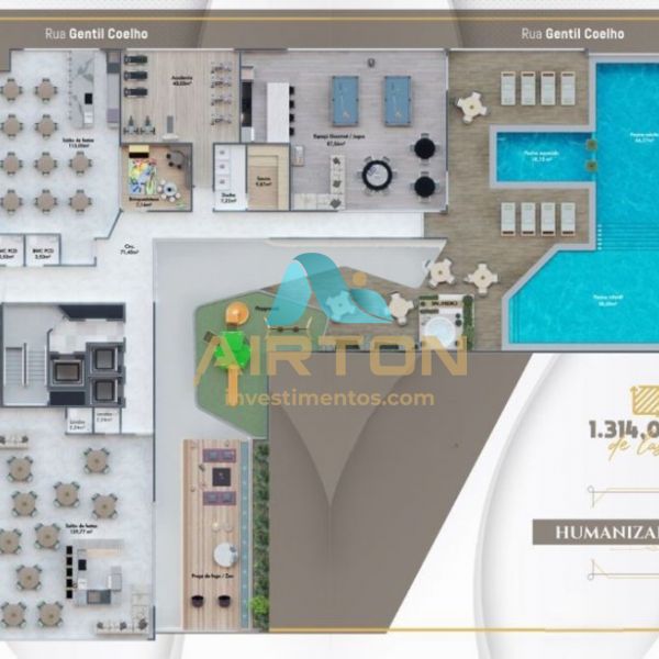 LA3070 IMVEL LANAMENTO COM 3 SUITES, 300 MTS DO 