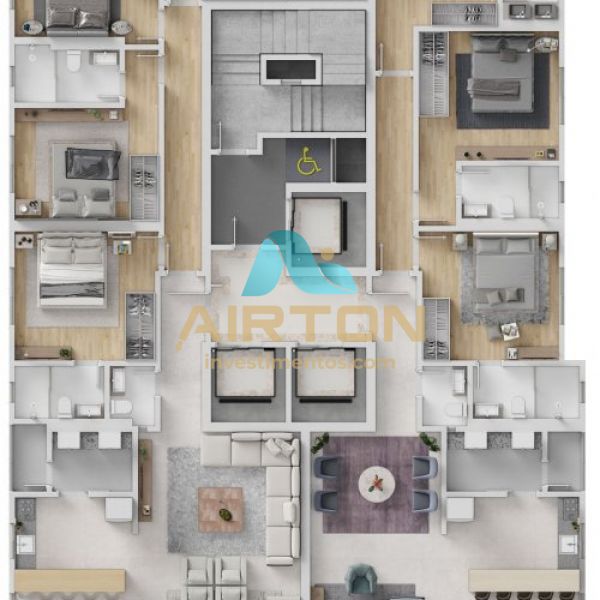 LA3074 IMVEL LANAMENTO COM 3 SUITES, 300 MTS DO 