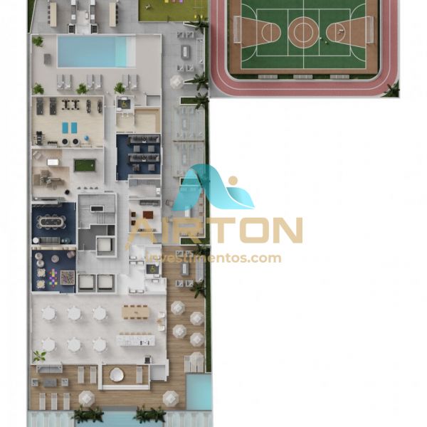 LA3074 IMVEL LANAMENTO COM 3 SUITES, 300 MTS DO 