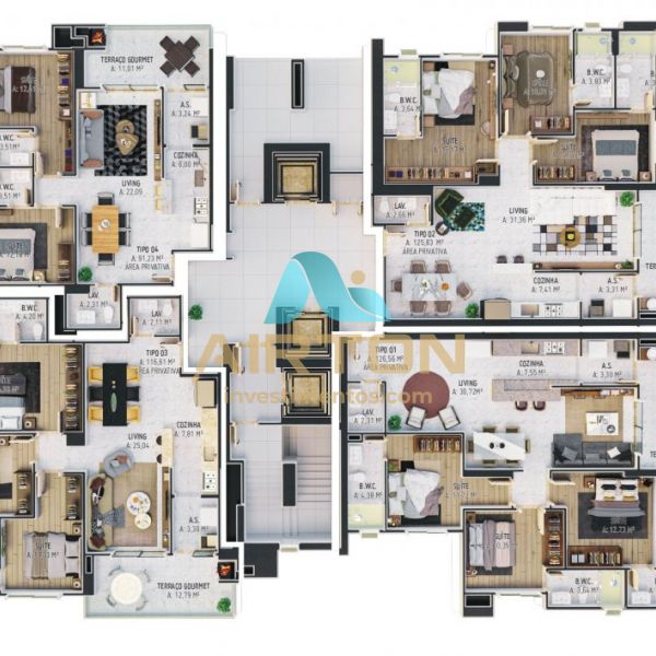 LA2048 IM�VEL LAN�AMENTO COM 2 SUITES E LAZER COMP