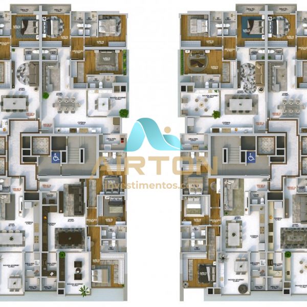 LA3077 IMVEL LANAMENTO COM 3 SUITES, 300 MTS DO 