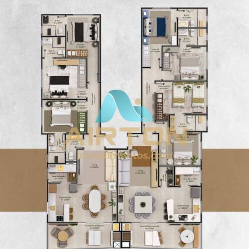 LA4080 IMVEL LANAMENTO COM 4 SUITES, 300 MTS DO 