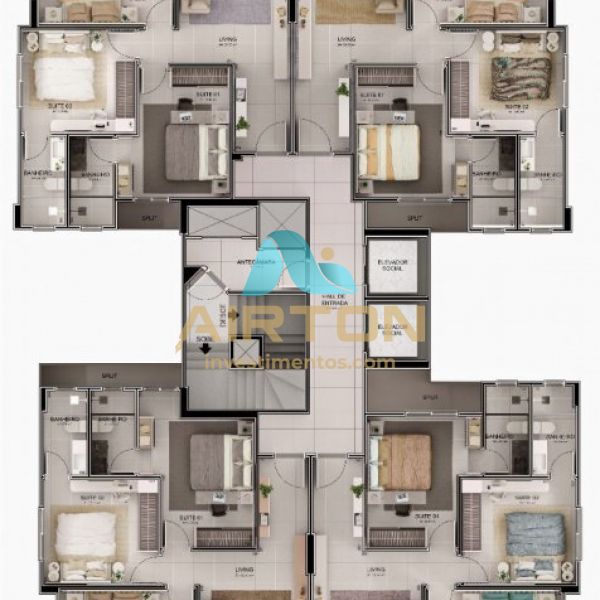 LA3081  IMVEL LANAMENTO COM 3 SUITES, 700 MTS DO