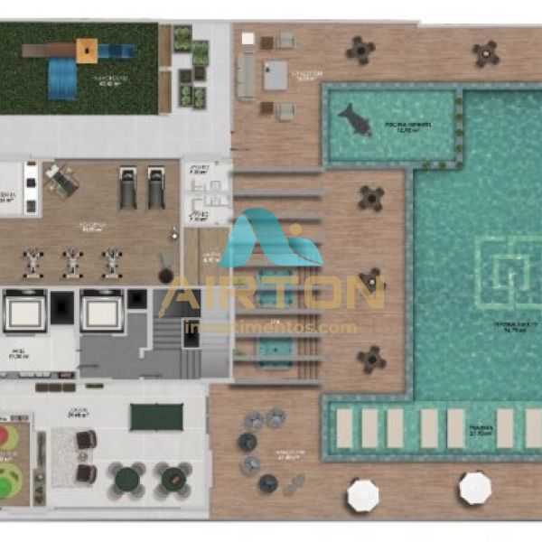 LA3082 IMVEL LANAMENTO COM 3 SUITES, 700 MTS DO 