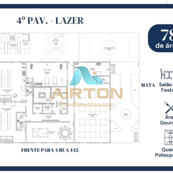 LA2051 IMVEL LANAMENTO, TEM 40 MTS, UMA VAGA DE