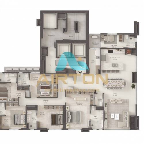 PH6001 PENTHOUSE LANAMENTO QUADRA MAR EM MEIA PRA