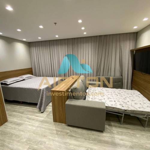 V1007 FLAT MOBILIADO, BOA LOCALIZACION, 300 MTS DO