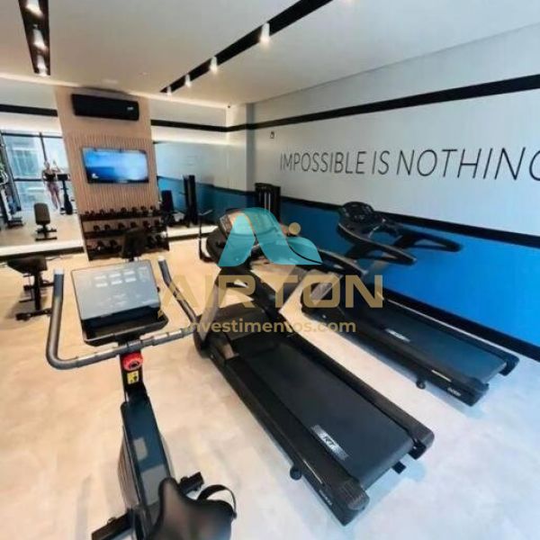 V1007 FLAT MOBILIADO, BOA LOCALIZACION, 300 MTS DO