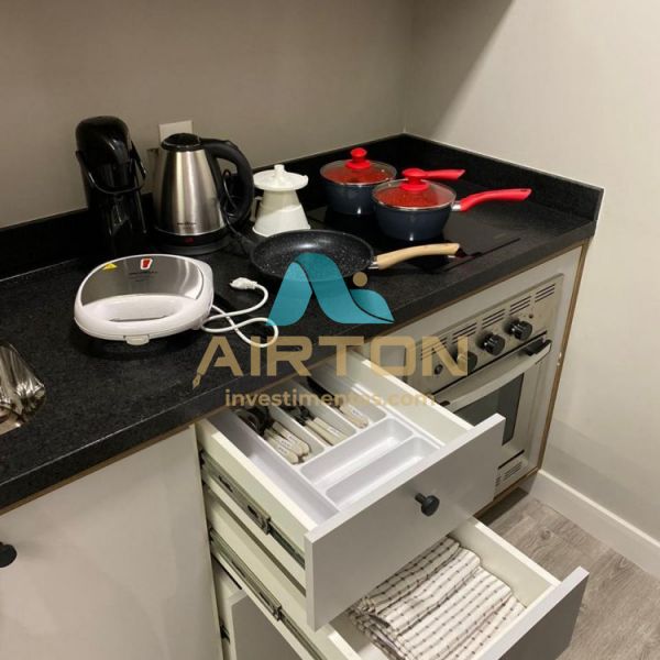 V1007 FLAT MOBILIADO, BOA LOCALIZACION, 300 MTS DO