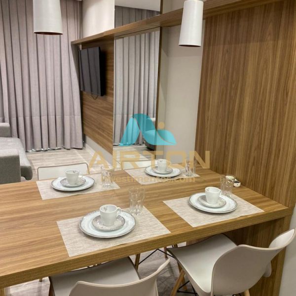 V1007 FLAT MOBILIADO, BOA LOCALIZACION, 300 MTS DO