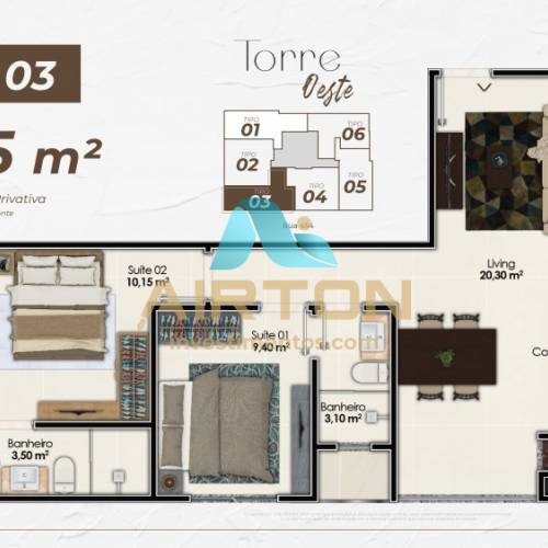 LA2058 IMVEL LANAMENTO COM 2 DOR SENDO UMA SUITE