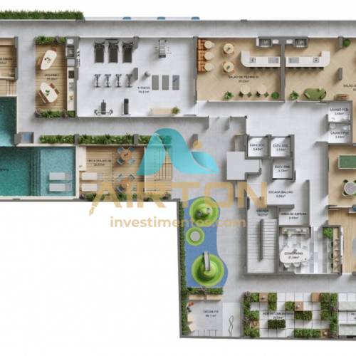 LA2059 IMVEL LANAMENTO COM 2 SUITES, LAZER COMPL