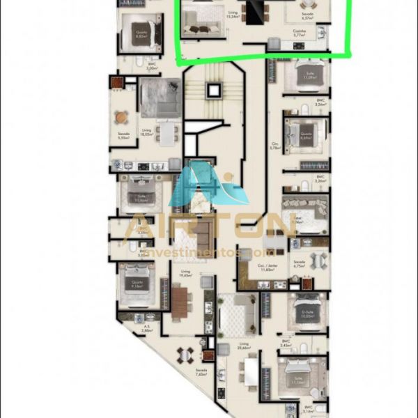 V2105 IM�VEL PARA VENDA COM VISTA AO MAR EM MORRET