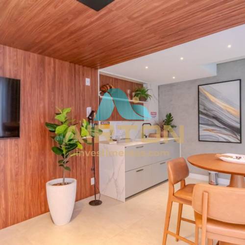 V3214 IMVEL MOBILIADO E DECORADO COM 3 SUITES EM 