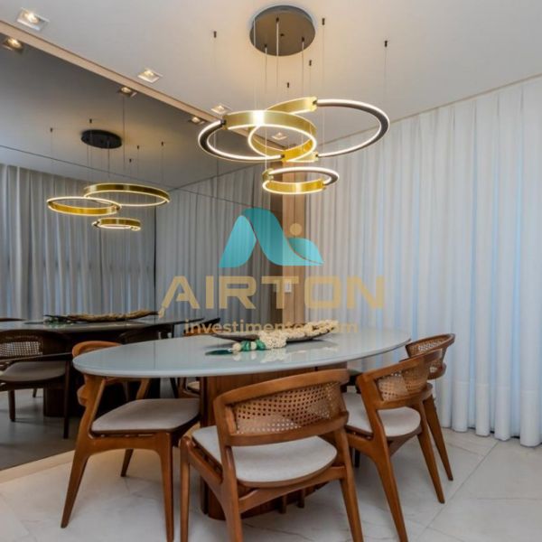 V3214 IMVEL MOBILIADO E DECORADO COM 3 SUITES EM 