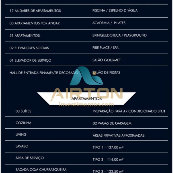 LA3086 LANAMENTO IMVEL COM 3 SUITES, 700 MTS DO 