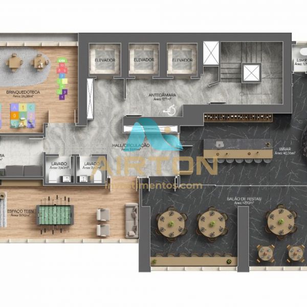 PH4004 PENTHOUSE LANAMENTO COM 4 SUITES, 400 MTS 