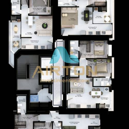LA2064 IMVEL LANAMENTO COM 2 SUITES, LAZER COMPL