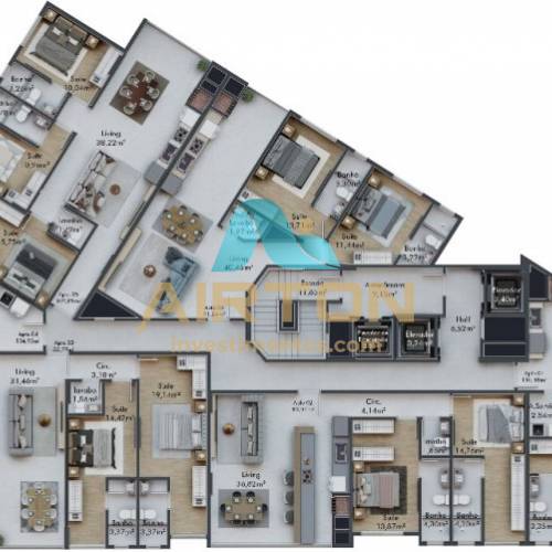 LA3089 IMVEL LANAMENTO, 3 SUITES, LAZER COMPLETO