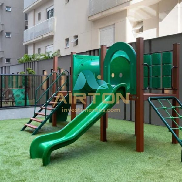 V1008 FLAT MOBILIADO PARA VENDA, 350 MTS DO MAR EM